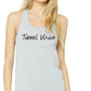 Tunnel Vision Script Racerback Tank - Tunnel Vision Tees