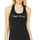 Tunnel Vision Script Racerback Tank - Tunnel Vision Tees