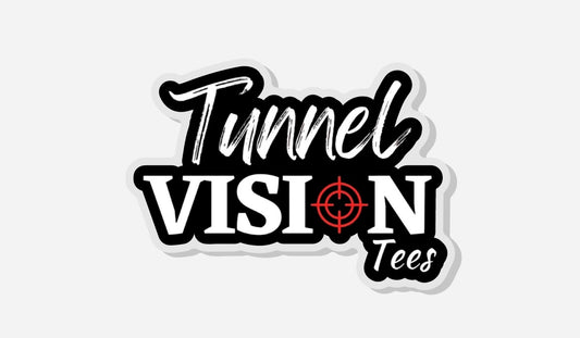 Tunnel Vision Tees Bordered Hat Pin - Tunnel Vision Tees
