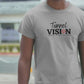 Camiseta enfocada de visión de túnel