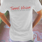 Focused Tunnel Vision Red Script Tee